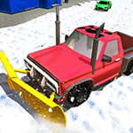 Snow Plow Jeep Simulator 3D