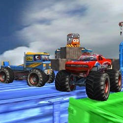 Image Monster Truck Stunts Sky Driving