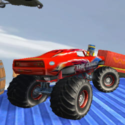 Image Monster Truck Stunts Sky Driving